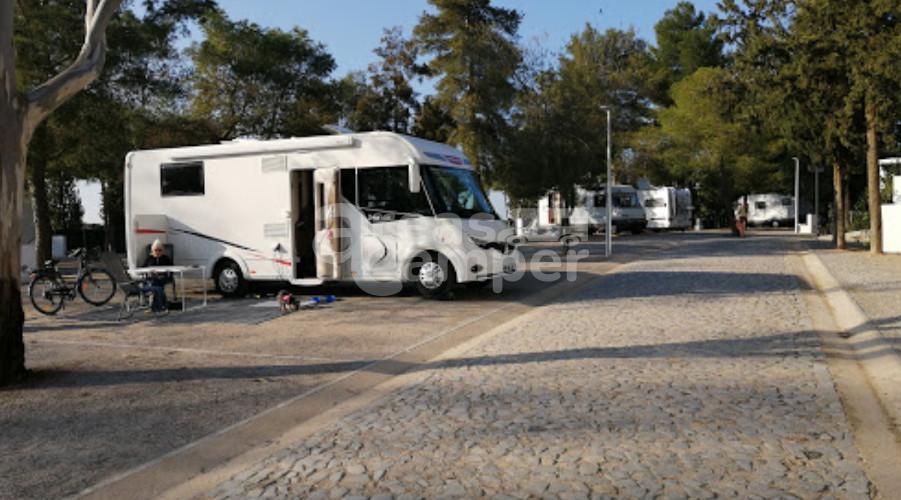 Camper camping-car area in Portugal