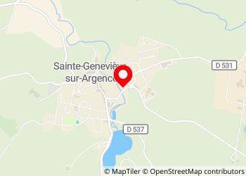 Aire de camping-car STE GENEVIEVE SUR ARGENCE - Foto 3