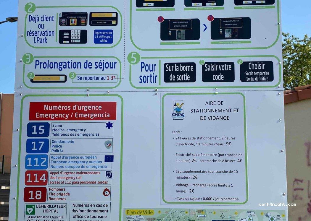 Aire de Camping Cars Jonzac [AireServices] - Foto 4