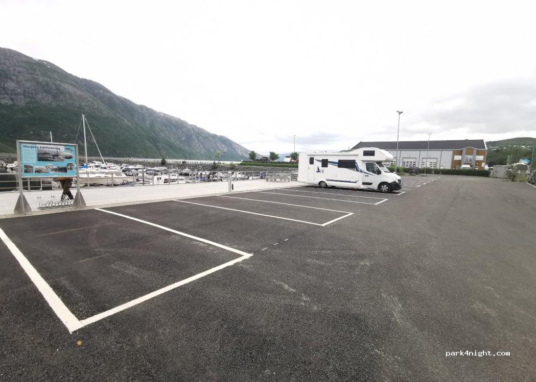 Bobilparkering - Mosjøen Båtforening