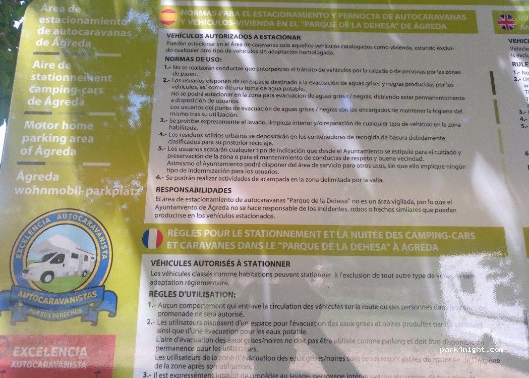 Área autocaravanas Ágreda