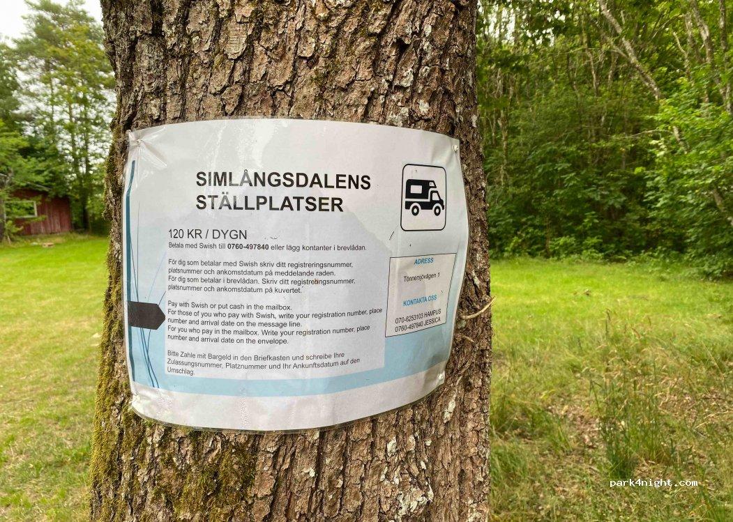Simlångsdalens Ställplatser