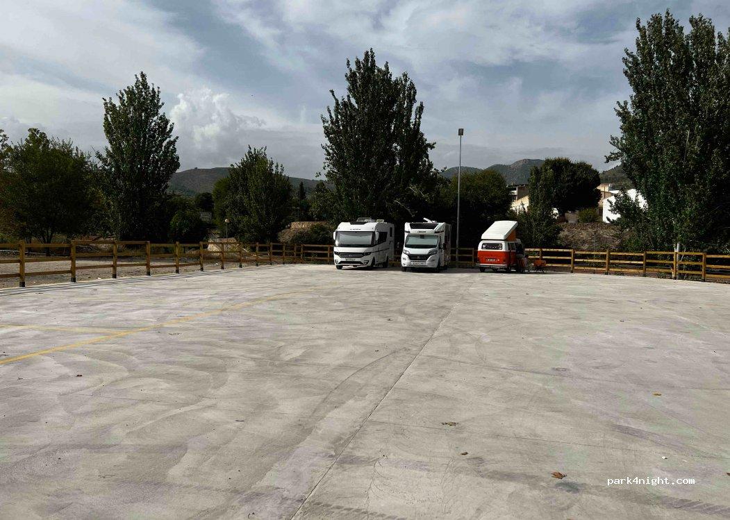 Área autocaravanas Caravaca de la Cruz