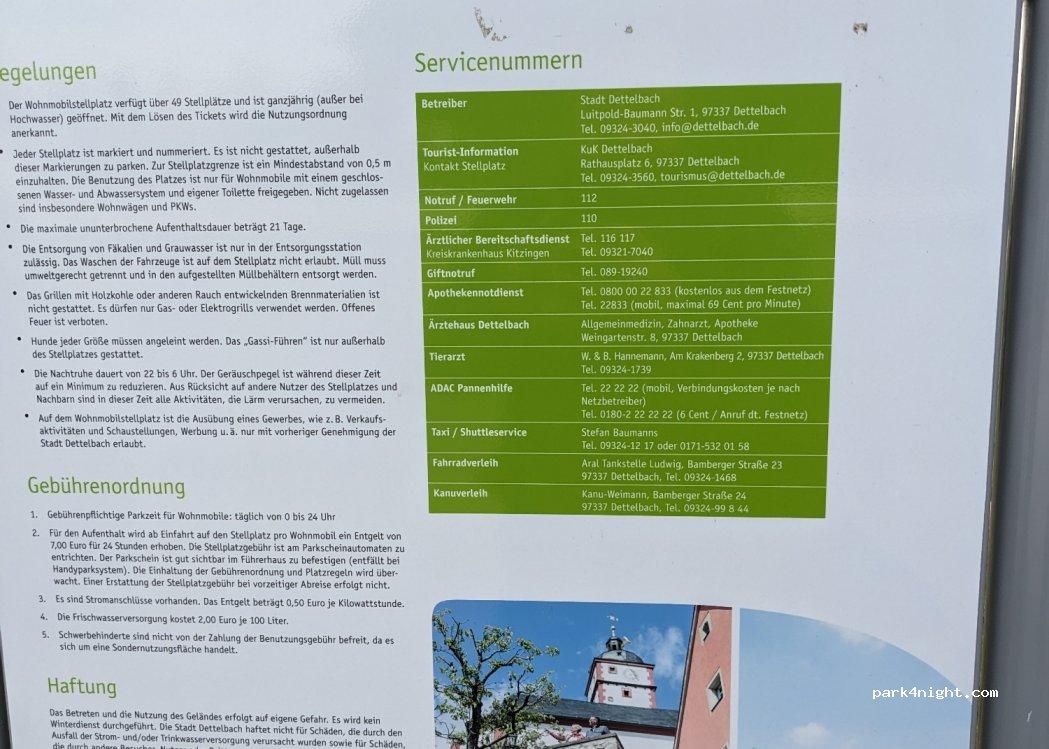 Wohnmobilstellplatz Dettelbach am Main - Foto 4