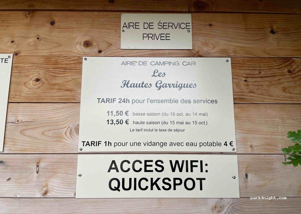 Aire de camping-car Les hautes garrigues - Foto 2