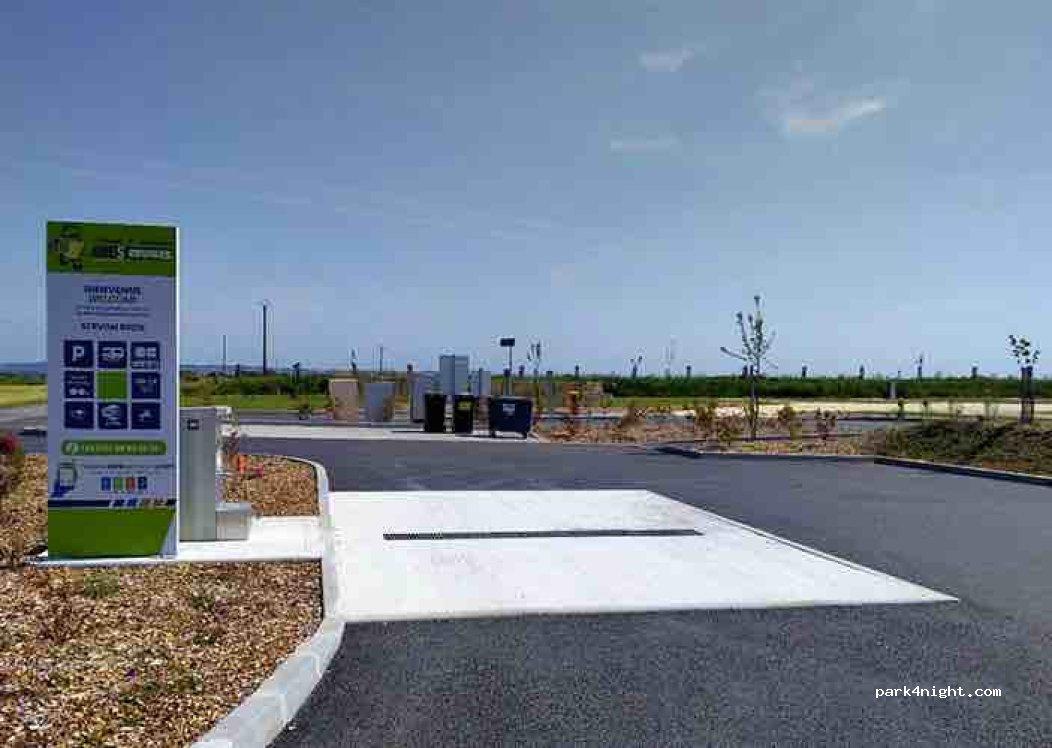 Servon aire pour camping-cars proche du Mont-St-Michel