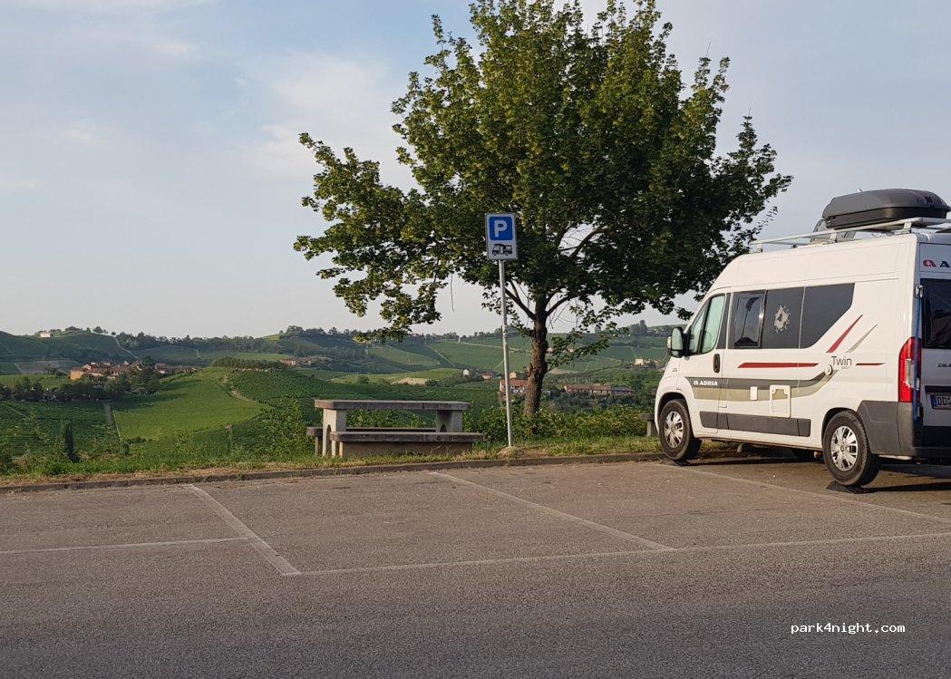 Area carico-scarico per camper