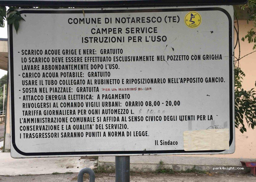 Area sosta camper Notaresco - Foto 4