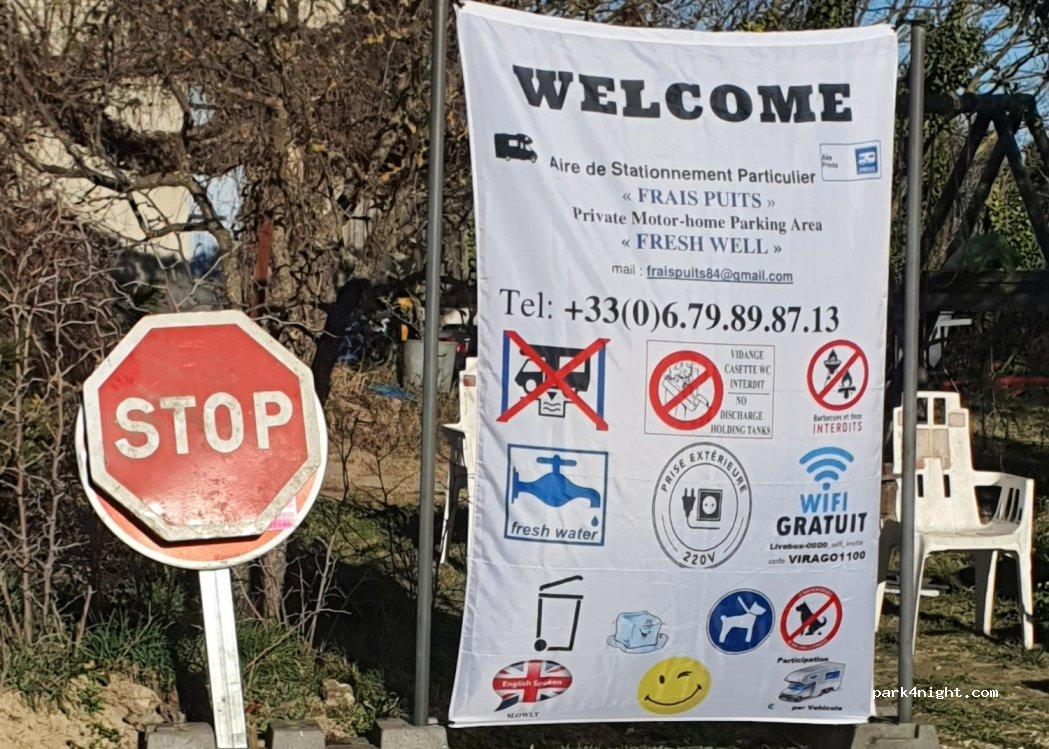 Aire Camping Car FRAIS PUITS 84 - Foto 3