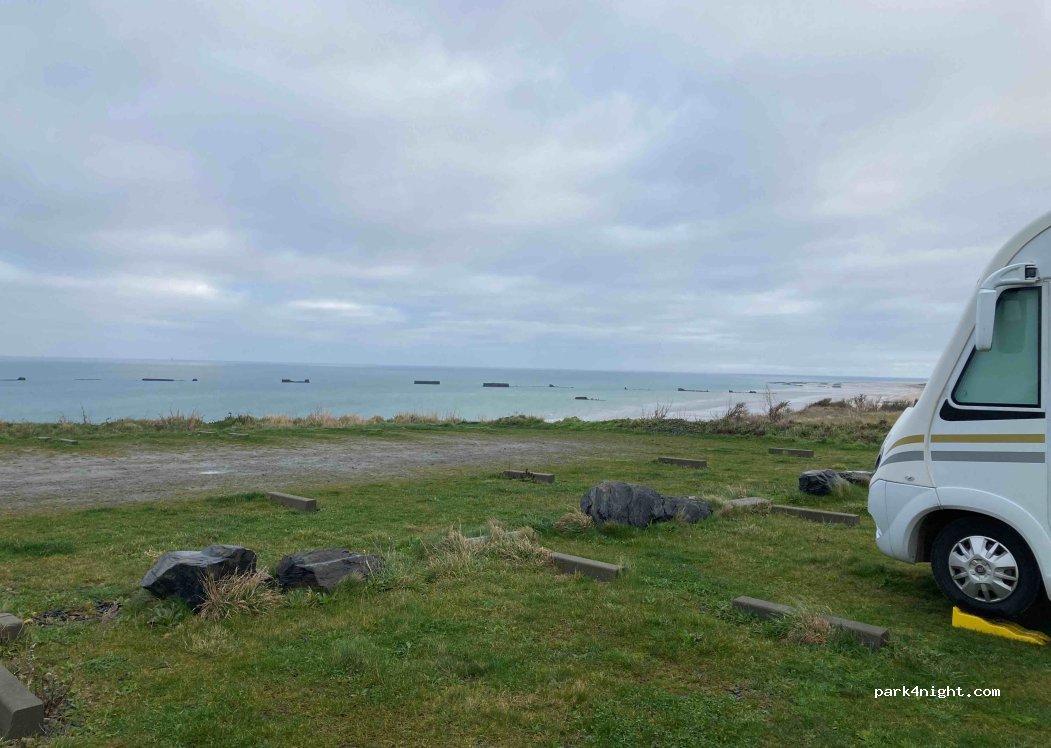 Parking payant pour Camping Car Arromanches - Foto 4