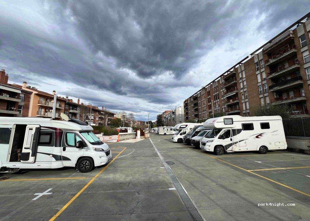Área autocaravanas Gerona