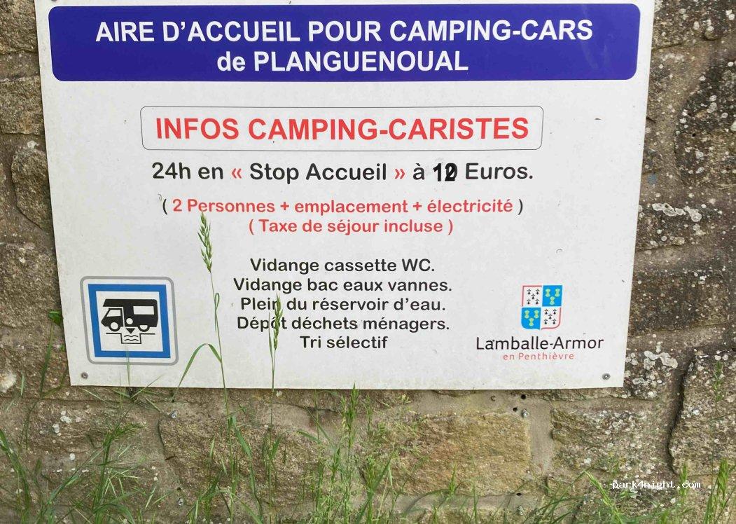 Parking camping-cars Municipal de Planguenoual [AireServices]