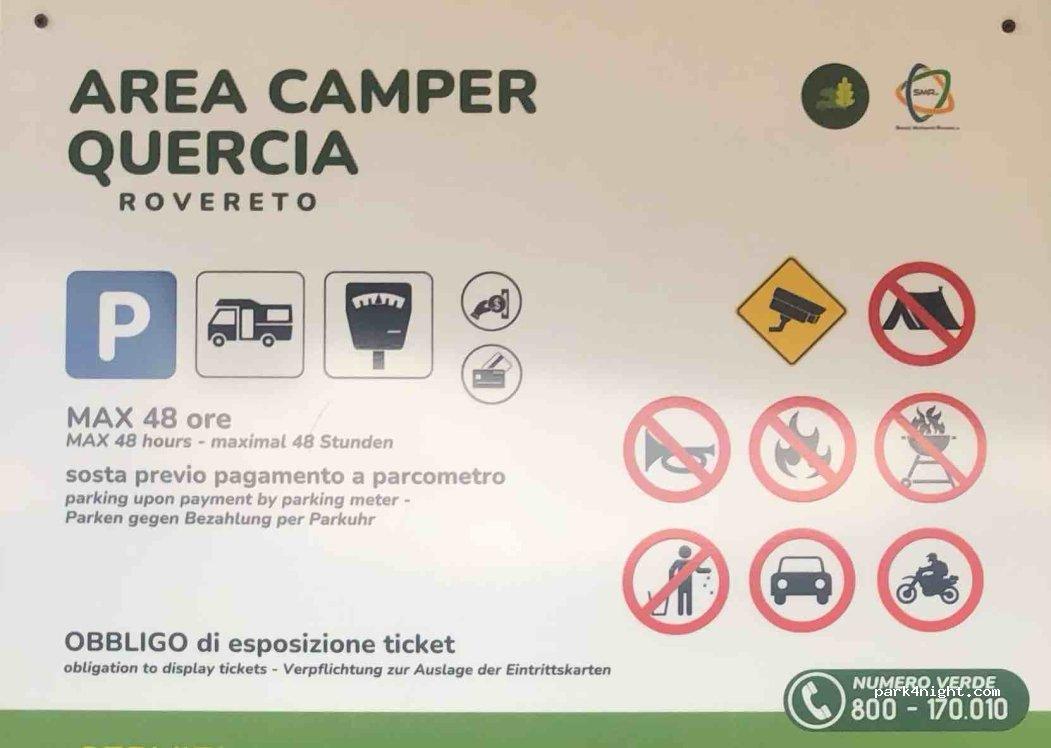 Camper Parking Area - Quercia - Rovereto - Foto 2