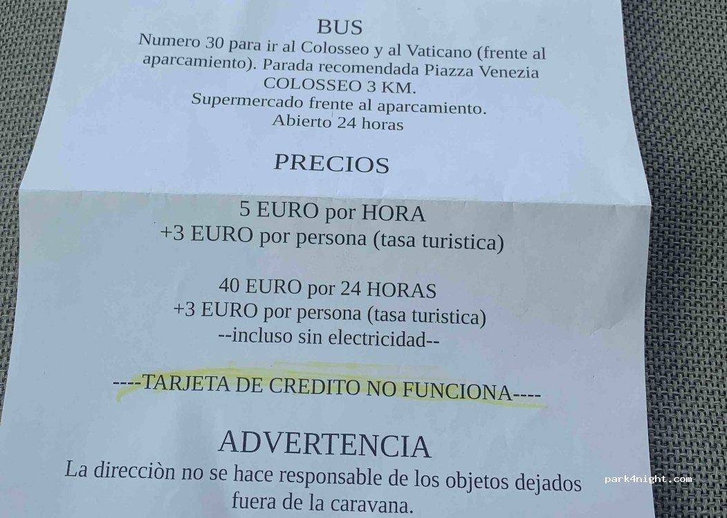 Area sosta camper 00154 Roma RM - Foto 6