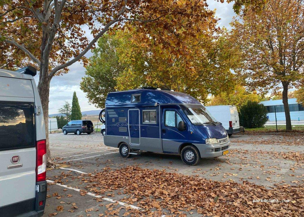 Área autocaravanas Teruel Los Planos