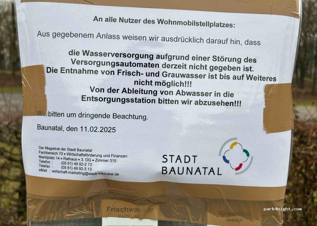 Wohnmobilstellplatz Baunatal, Parkstadion - Foto 2