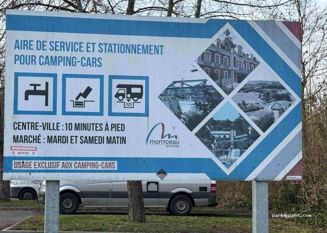 Aire de Camping-car de Montceau-les-Mines - Foto 3