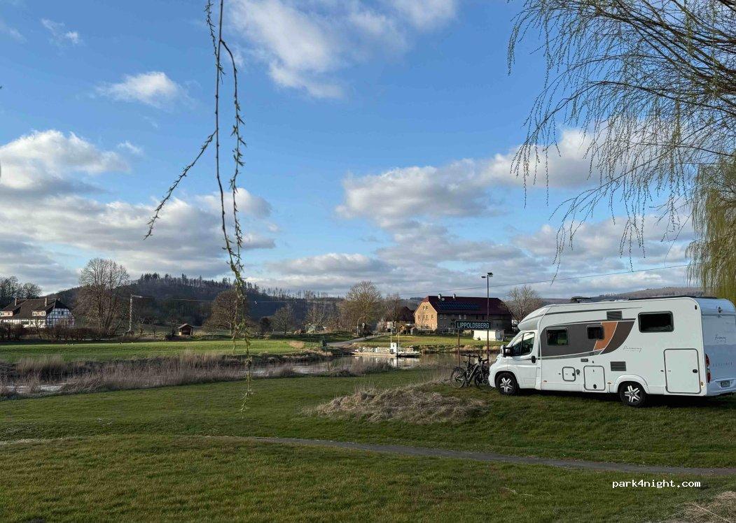 Wohnmobilstellplatz Weserstraße 14