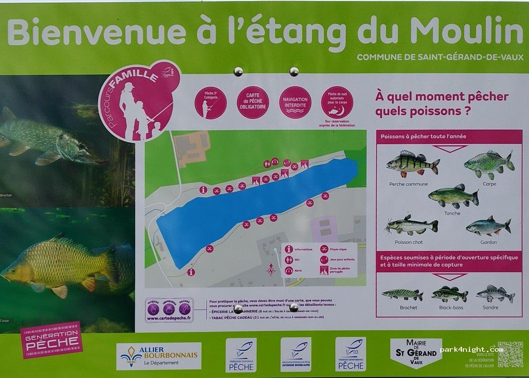 Aire de Camping-car Saint Gérand de Vaux - Foto 5