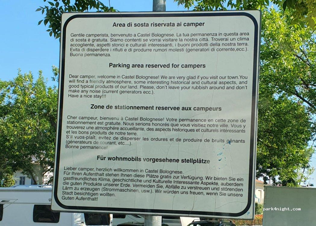 Area Sosta Camper 48014 Castel Bolognese RA - Foto 3