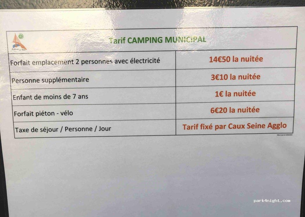 aire de services et stationnement camping cars 76940 Arelaune-en-Seine - Foto 3