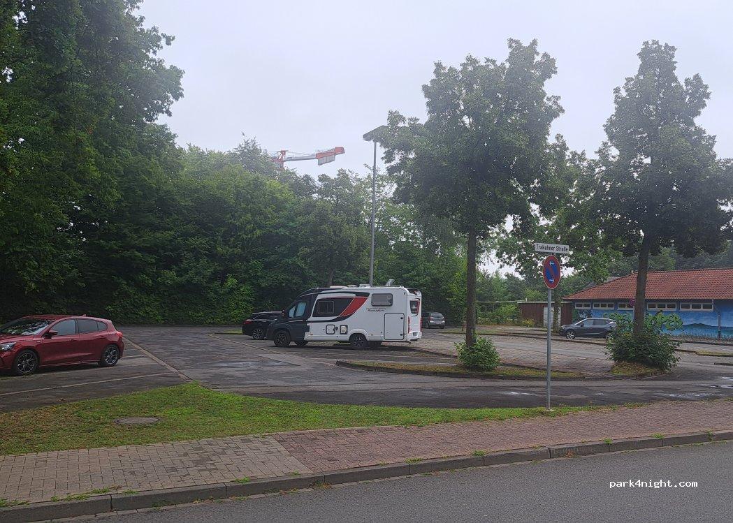 RV park at the leisure pool