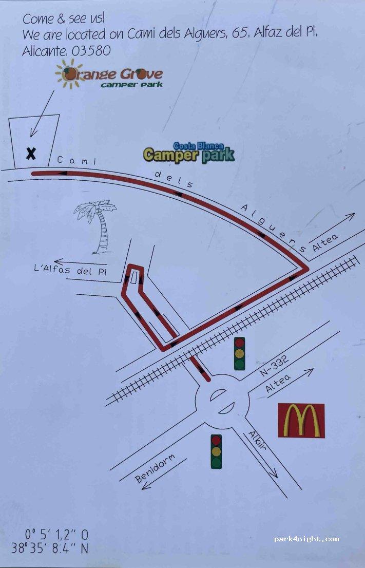 Orange Grove, Camper Park