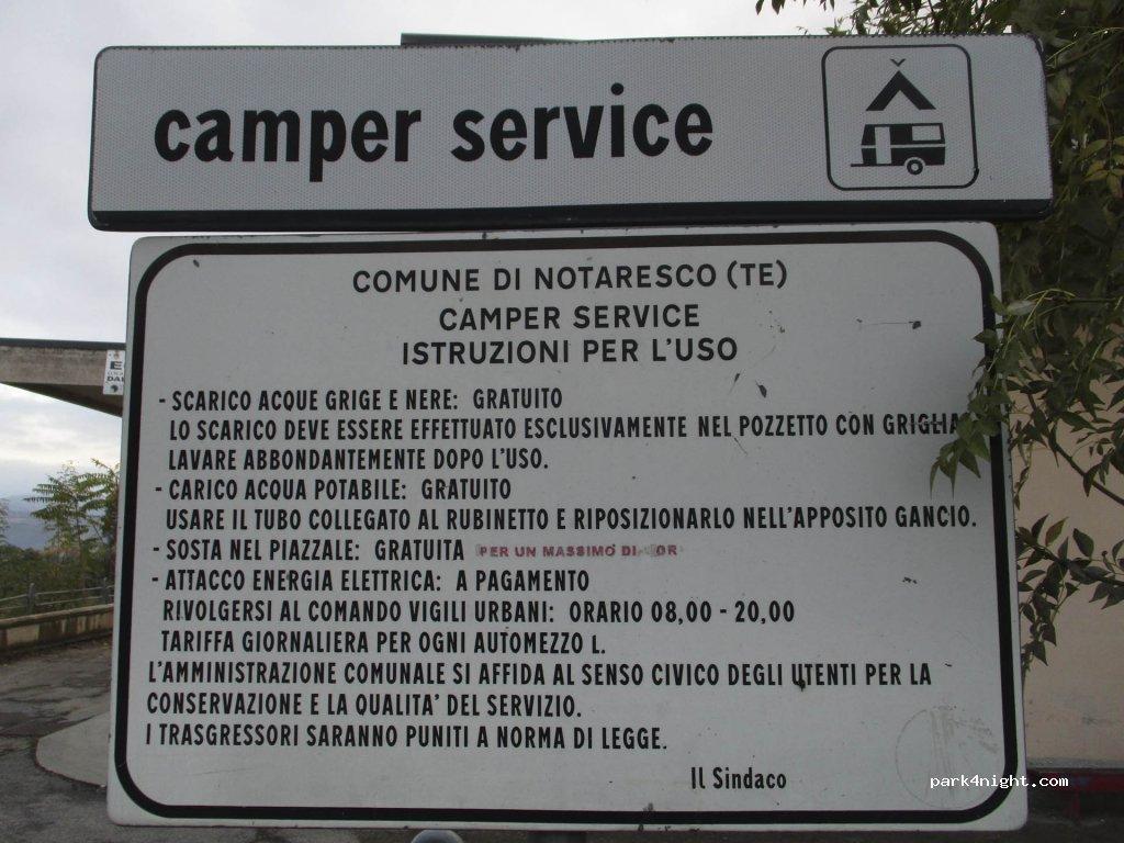 Area sosta camper Notaresco - Foto 2