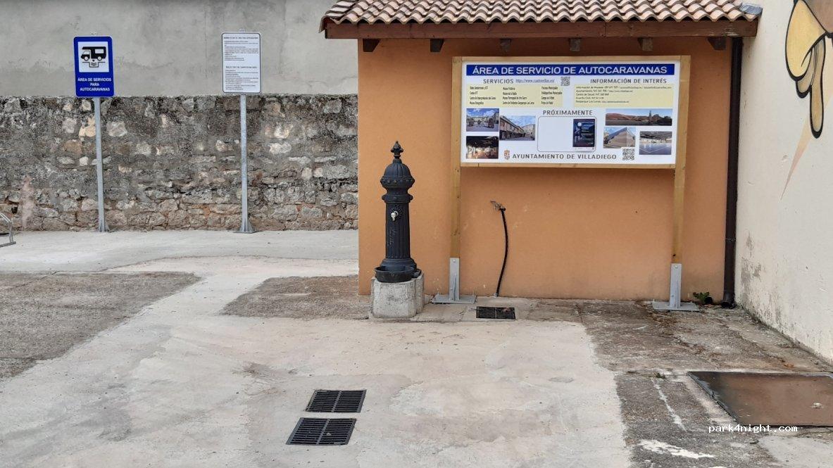 Área de autocaravanas de Villadiego