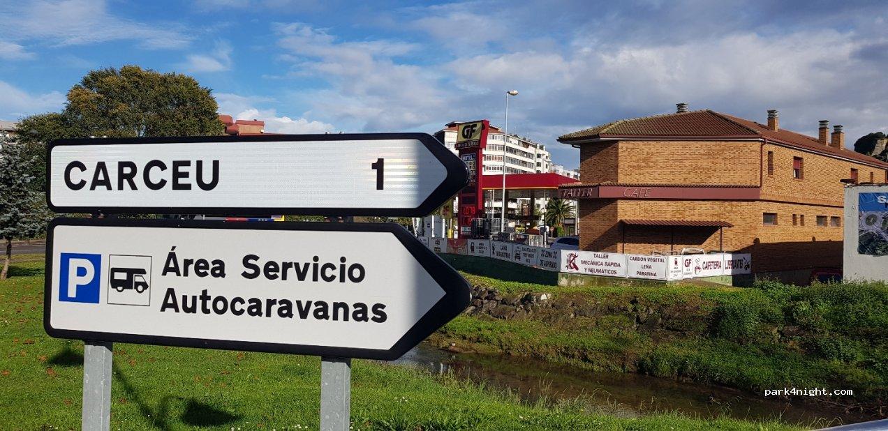 Área servicios Autocaravanas