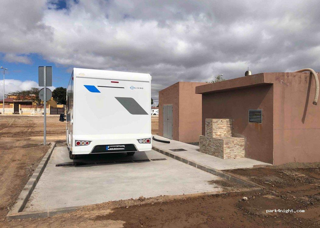 Área autocaravanas Tarajalejo