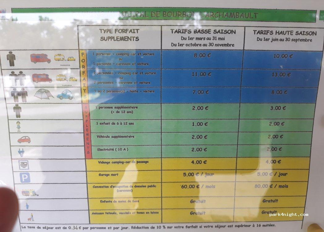 Aire d'accueil et de services - Camping municipal de Bourbon - Foto 4