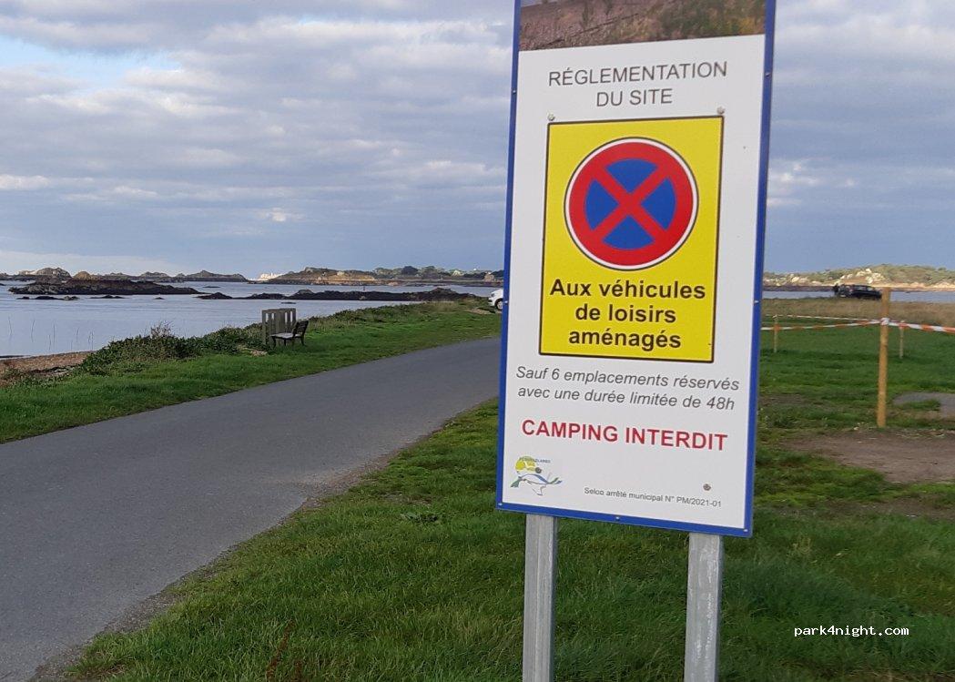 Aire Camping Car Pointe de l'Arcouest - Foto 6