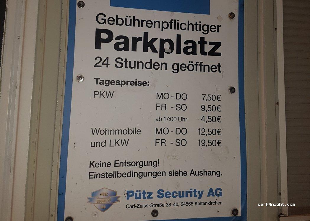 Wohnmobilparkplatz St. Pauli Hafenstraße 89