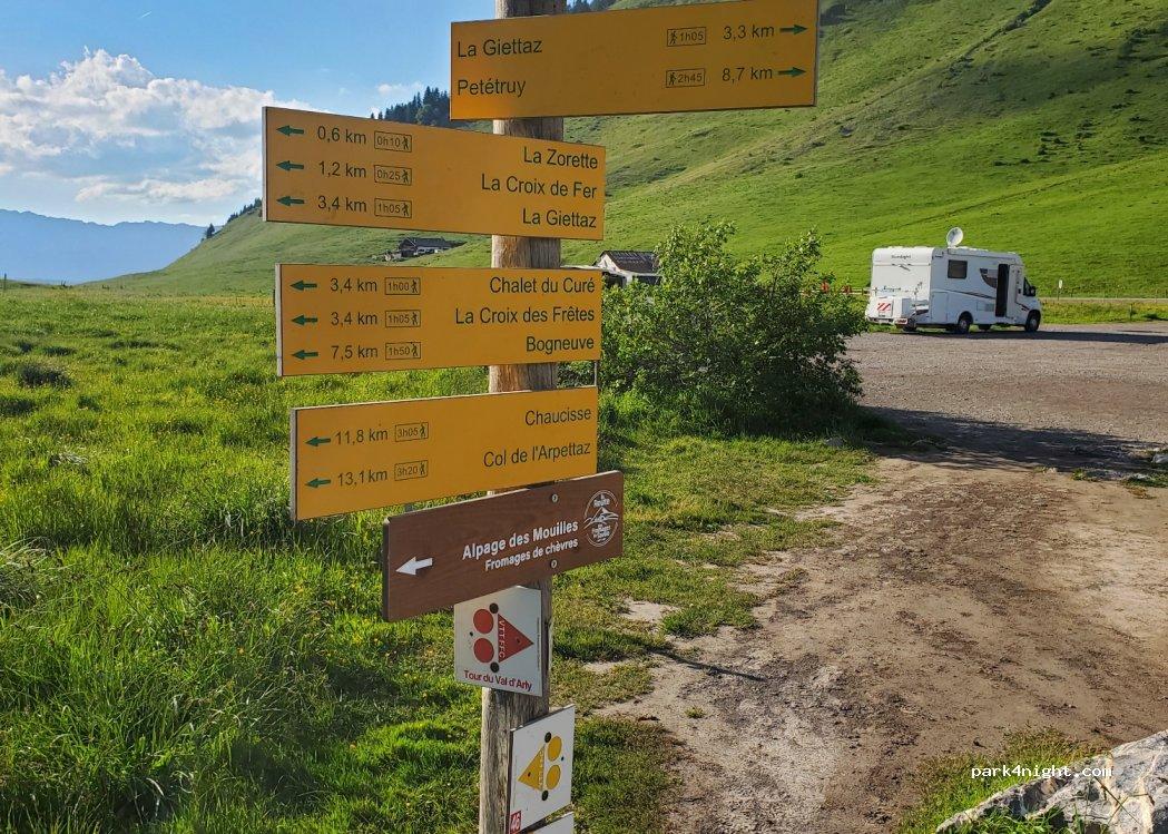 Camperplaats Col des Aravis - Foto 2