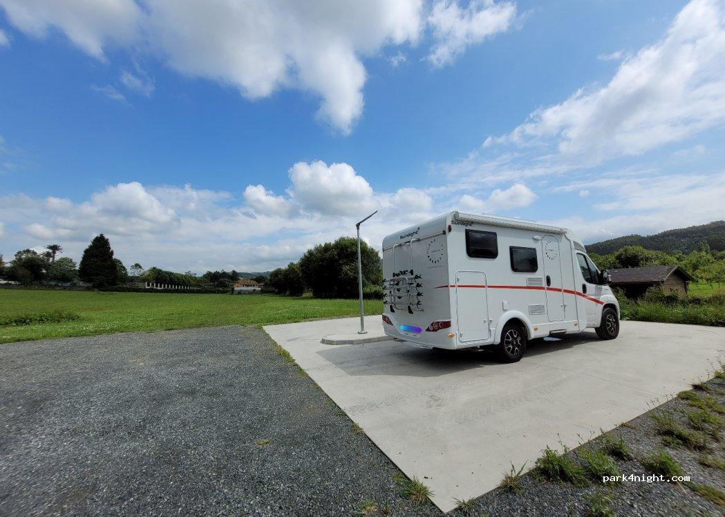 Área de servizo de autocaravanas