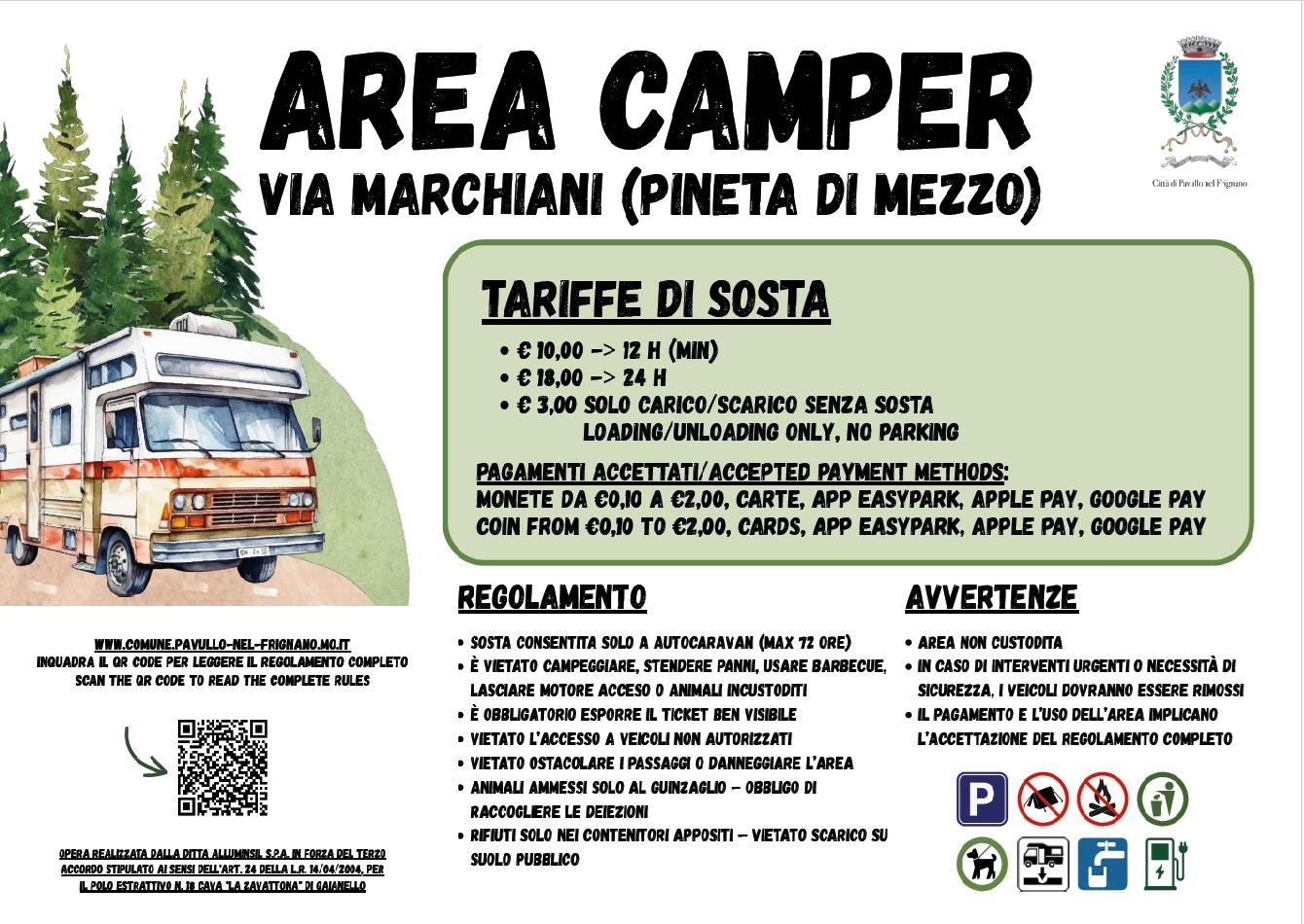 Area Sosta Camper - Pavullo