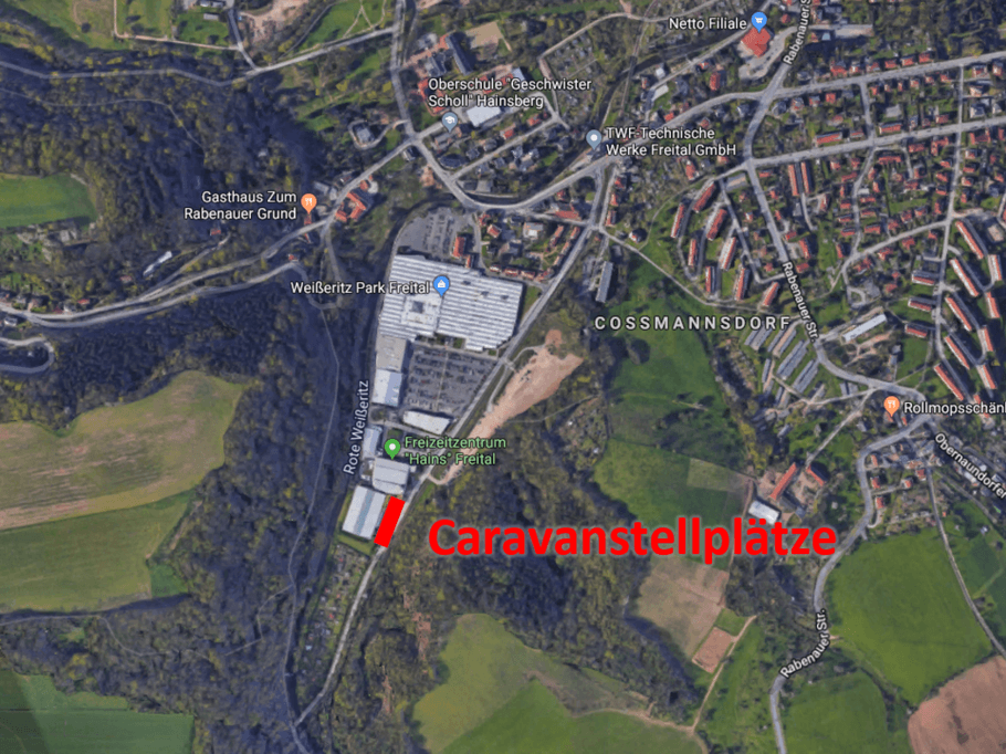 Caravanstellplatz Freizeitzentrum "Hains" Freital - Foto 3