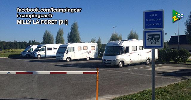 Aire de Camping-car Communale de Milly-la-Forêt - Foto 3