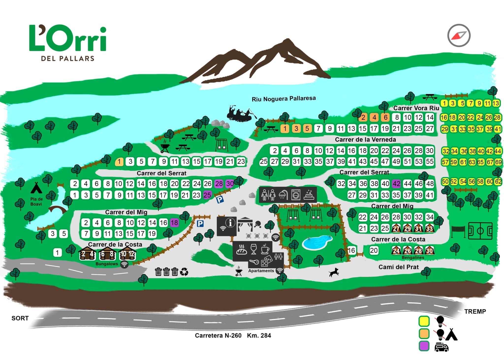 Càmping l'Orri del Pallars - Foto 1