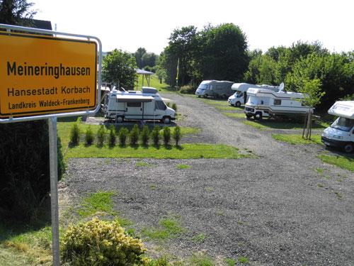 WOMO parking hobby meadow, Korbach - Foto 5