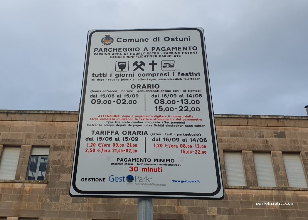 Camper Parking Area - Ostuni