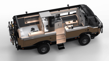 Overlander parking Motorhome
