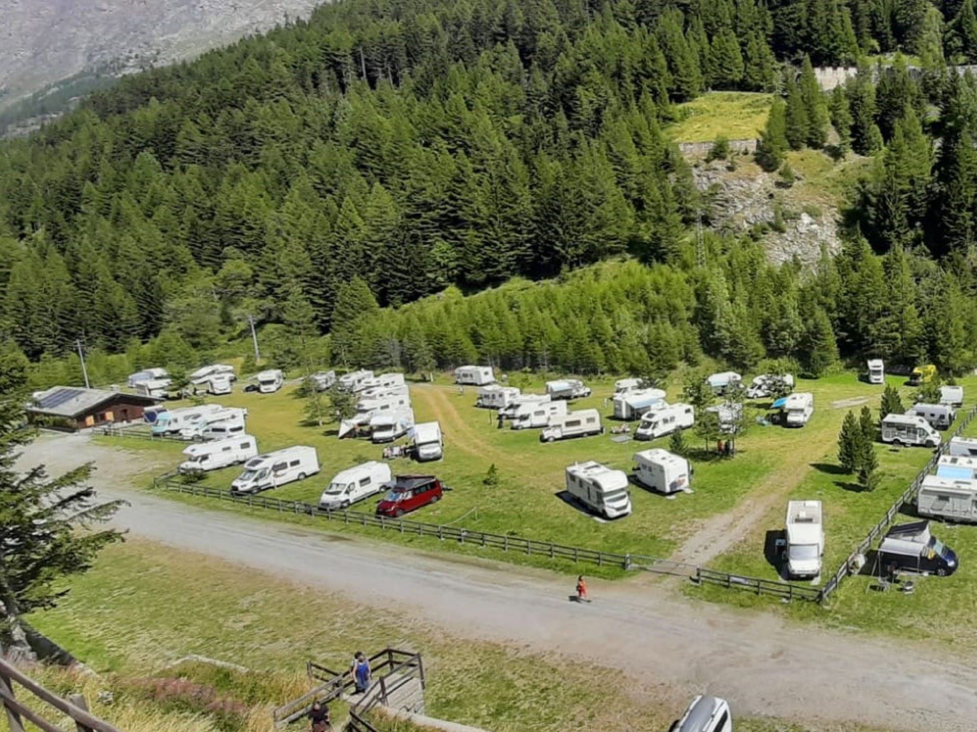 Diga Beauregard Sosta Camper- Valgrisenche