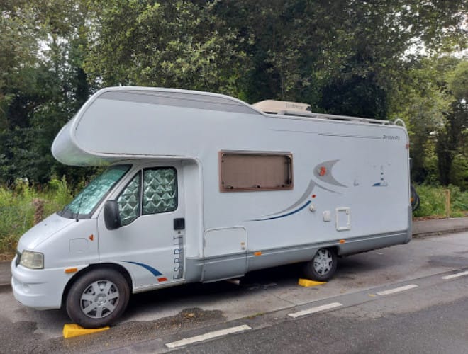 Área de servicio para caravanas