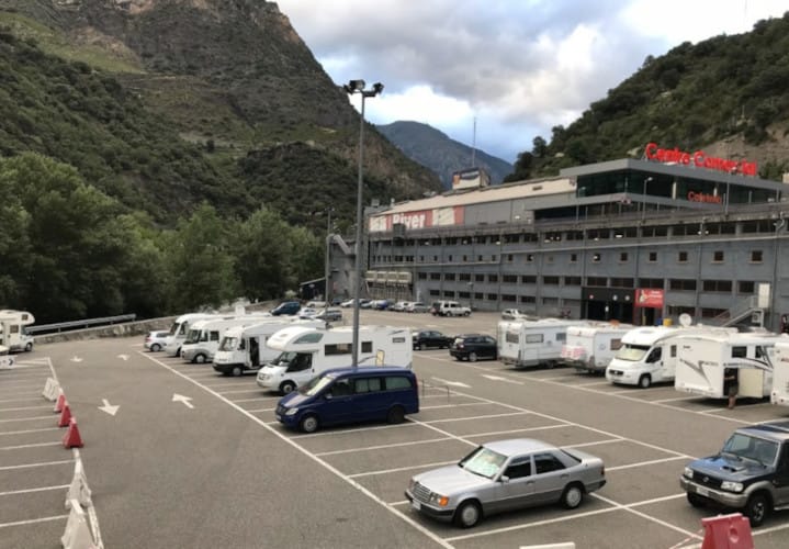 Área autocaravanas Sant Julià de Lòria
