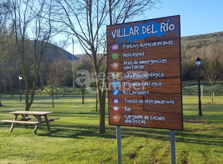Área autocaravanas Villar del Río