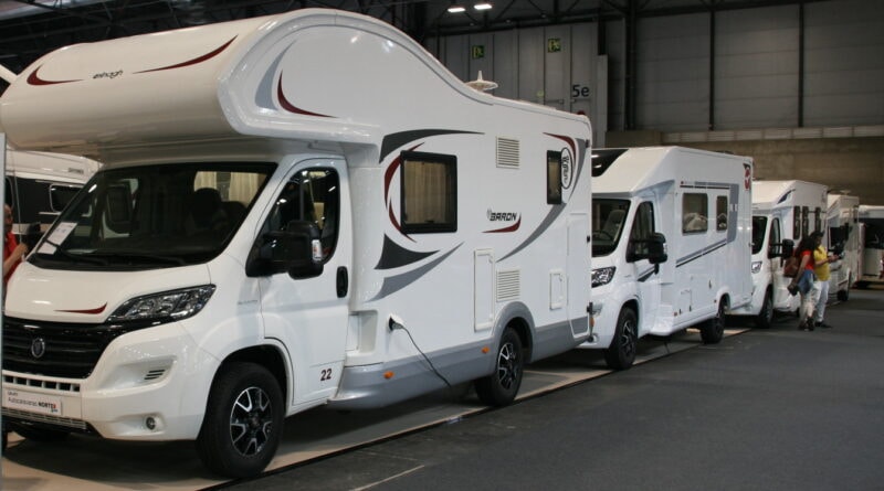 Autocamperplads auf dem neu gebauten Hafenkai