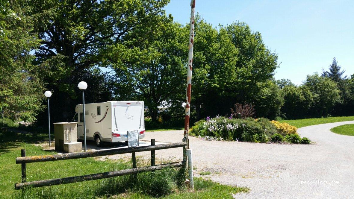 Aire de camping-car - Canet de Salars