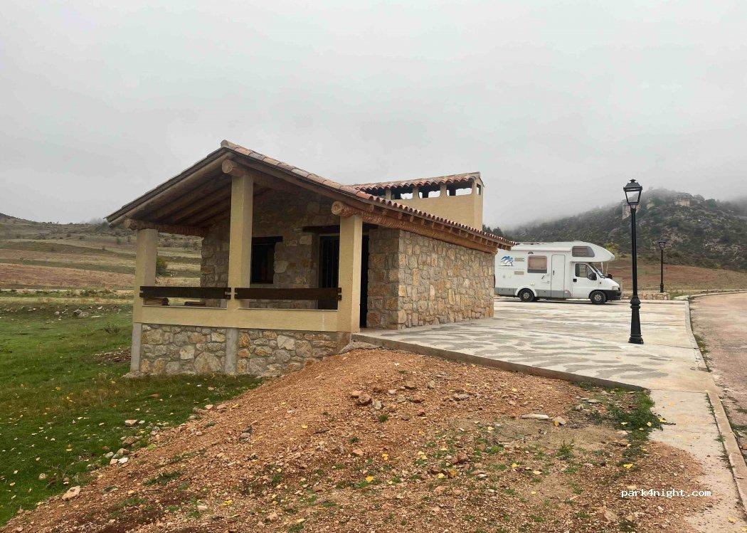 Área autocaravanas Laguna del Marquesado.